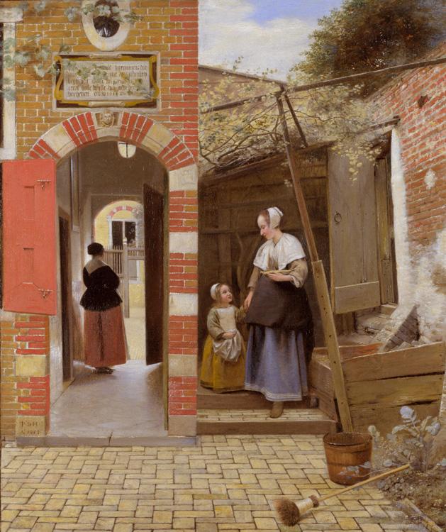 Pieter de Hooch The Courtyard of a House in Delft (mk08)